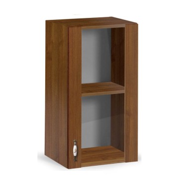 Hängevitrine 40 cm Nussbaum antik