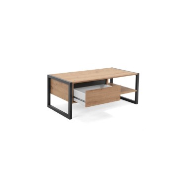 Denver 55 Couchtisch L100xP55XH40 Eiche anthrazit