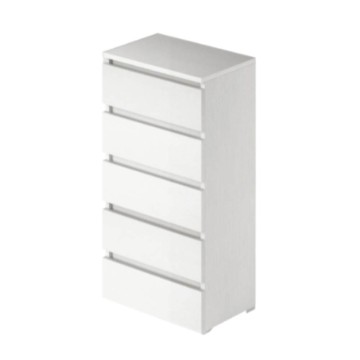 Weißes Eschenholz 5 Schubladen 47x40x127H