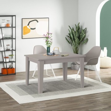 Megaron Ausziehtisch hell mokka 120x80 cm
