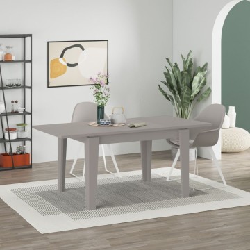Megaron Ausziehtisch hell mokka 120x80 cm
