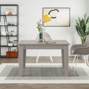Megaron Ausziehtisch hell mokka 120x80 cm