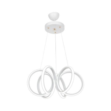 LED-Pendelleuchte Ilya spiralförmig weiß MDL4439
