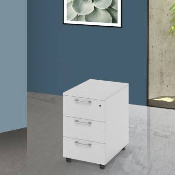 Bürokommode Hibiscus Esche weiß