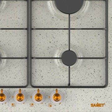 Samet 4-Flammen-Kochfeld 60 cm Hafer Diomede