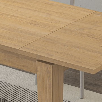 Ausziehtisch Tolmen Eiche 140x80 cm