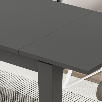 Tolmen anthrazit 140x80 cm Ausziehtisch