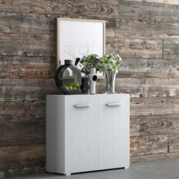 Mehrzweck Mini Viareggio 90 cm 2 Türen Weiß Esche