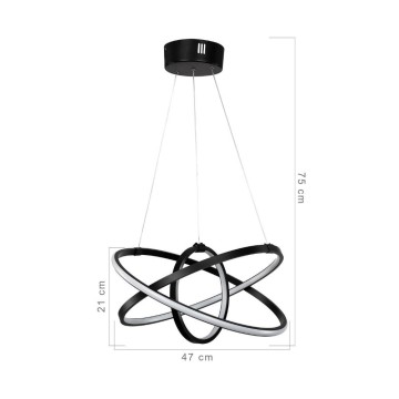 Costana Pendelleuchte drei Kreise Led MDL4236