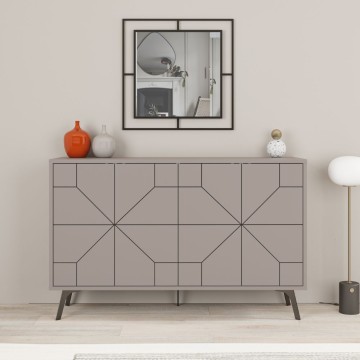 Dune Sideboard 4 Türen taubengrau