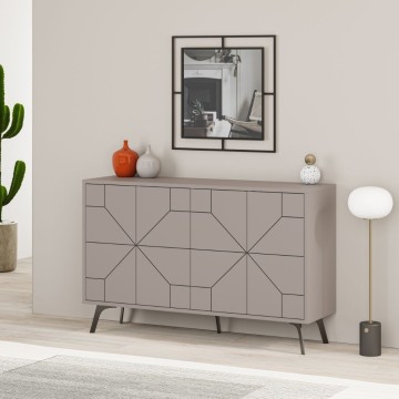 Dune Sideboard 4 Türen taubengrau