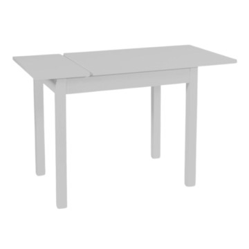 FLORENCE 90x60 zementfarbener Ausziehtisch