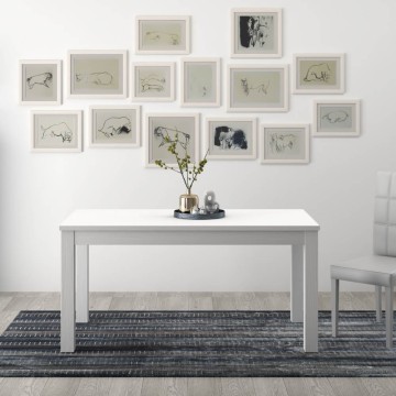 Ausziehtisch FIRENZE 140x85 Esche weiß