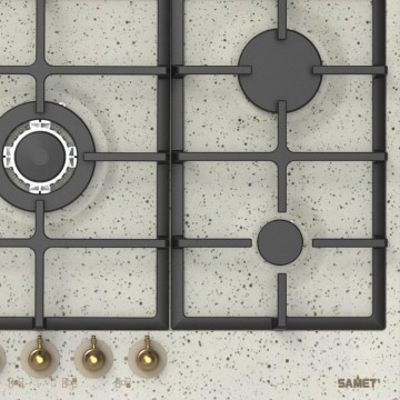 Samet 5-Flammen-Kochfeld 70 cm Hafer Menelao