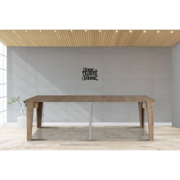 Natron Eiche 50x90 cm ausziehbarer Konsolentisch