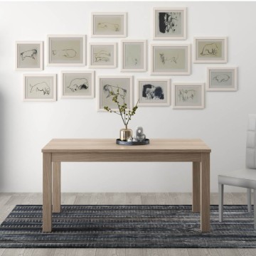 FLORENCE 140x85 Ulme Ausziehtisch