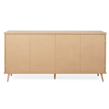 Epik 52 anthrazitgrau Eiche Anrichte 3 Türen 2 Schubladen 180x40x88,3