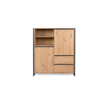 Denver High Sideboard 51 L120XP40XH140 Eiche anthrazit