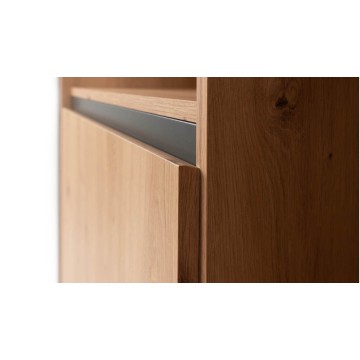 Denver High Sideboard 51 L120XP40XH140 Eiche anthrazit