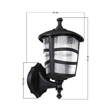 MDL3114 schwarze dreieckige abs wandleuchte