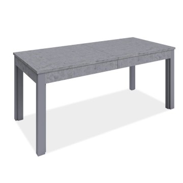 Super4 Tisch 160x90 ausziehbar auf 320 cm Beton