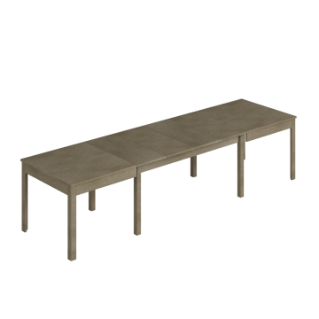 Super4 Tisch 160x90 ausziehbar auf 320 cm Ton