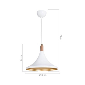 Kano Pendelleuchte Weißgold ASZ1563