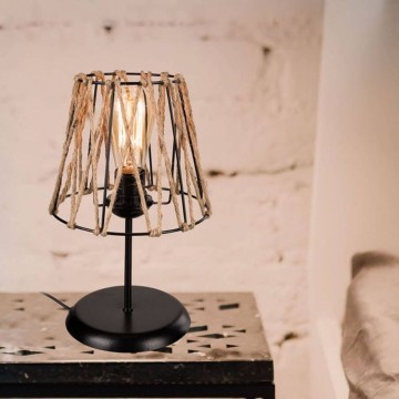 Evren ASZ1127 Tischlampe aus Jute