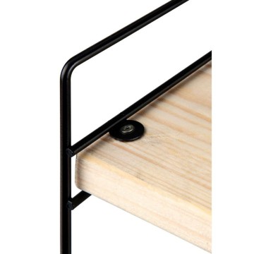 Hobby-Regal 3 Böden 40x13x40 schwarz ASZ1571