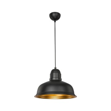 Kumbet MDL3053 Pendelleuchte schwarzes Metall innen gold