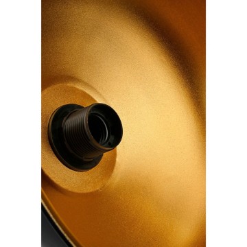 Rena ASZ1341 Pendelleuchte Metall schwarz innen gold